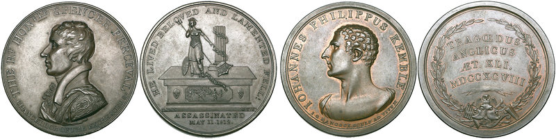George III, silver medallet for his marriage, 1761, 25mm (BHM 12); The Gordon Ri...