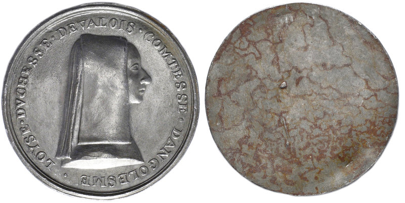 Louise of Savoy (Countess of Angoulême, mother of Francis I of France), uniface ...