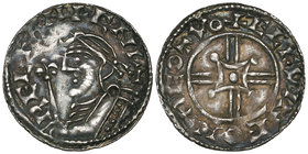 Harthacnut (1035-42), arm and sceptre type, in the name of ‘Cnut’, penny, Thetford mint, moneyer Aelfwine, rev., Ælfvine on Ðeotvo, 1.10g (N. 799; S. ...