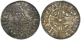 Edward the Confessor, sovereign/eagles type penny, Hastings mint, moneyer Brid, rev., brid:on hÆstien, extra pellet on inner circle, 1.24g (Freeman 7;...