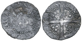 Henry V (1413-22), penny, London, Class c, .94g (N. 1396; S. 1778), portrait rather weak but with clear identifying marks, fine. Found on the Thames f...
