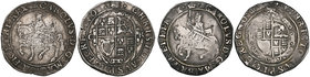 Charles I, Tower mint, halfcrowns (2), group II, type 2c, m.m. portcullis, 14.08g (cf. JGB 316; N. 2207; S. 2771); group III, type 3b, m.m. crown, rev...