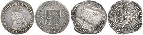 Charles II (1660-85), hammered coinage (1660-2), shillings (2), first issue, m.m. crown, 5.85g (E.S.C. 273 [1009]; N. 2762; S. 3308); third issue, m.m...
