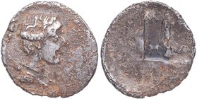 27-20 aC. LYCIAN LEAGUE. Masikytes. 1/4 Drachm . RPC 3311. Ag. 0,73 g. Busto drapeado de Artemisa a la izquierda / Λ - Y / M - A. Temblor dentro del c...