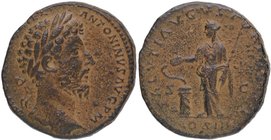 161-180 dC. Marco Aurelio (161-180 dC). Roma. Sestercio. RIC 1169. Br. 22,20 g. Buen relieve. Atractiva. MBC . Est.120.