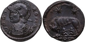 307-337 dC. Constantino I. Thessalonica. Nummus. Ae. 2,22 g. EBC. Est.35.