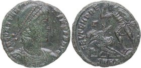 351-355 dC. Constancio II (337-361 dC). Heraclea. Maiorina. RIC VIII Heraclea 82. Cu . 5,60 g. DN CONSTAN-TIVS PF AVG, busto de Cosntancio II con diad...