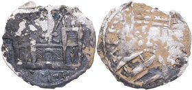 1158-1214. Alfonso VIII (1158-1214). Dinero. Mar 312. Mozo A8:36.26. Ve. 0,55 g. BC+. Est.15.