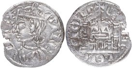 1284-1295. Sancho IV (1284-1295). Burgos. Cornado. Ve. Ligera falta de cospel. EBC-. Est.30.
