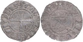1284-1295. Sancho IV (1284-1295). León. Meaja (seisén en otros catálogos). Mar 443. Ve. 0,42 g. Atractiva. MBC+. Est.30.