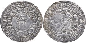 1369-1379. Enrique II (1369-1379). Sevilla. 1 real. Ag. 3,38 g. Bella. EBC. Est.300.