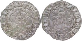 1390-1406. Enrique III (1390-1406). Toledo. Blanca. Mar 770. Ve. 1,46 g. Bonita pátina. MBC+. Est.30.