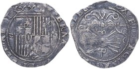 1497 y ss. Reyes Católicos (1469-1504). Sevilla. 1 Real. D. CY 2703. Ag. 3,38 g. Atractiva. MBC+. Est.60.