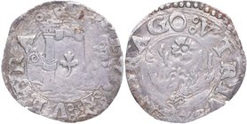 1516-1556. Carlos I (1516-1556). Nápoles. 1 Cinquina. Ag. 0,55 g. MBC+. Est.45.