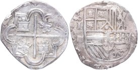 1590. Felipe II (1556-1598). Segovia. 4 Reales. I. Ag. 12,31 g. Escasa. MBC+. Est.200.