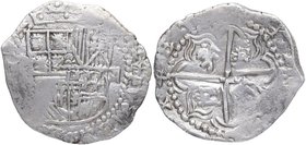 1612-1621. Felipe III (1598-1621). Potosí. 2 Reales. Q. Ag. 6,82 g. MBC+. Est.90.