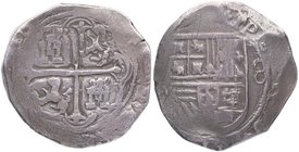 1599-1606. Felipe III (1598-1621). México . 8 Reales. F. Ag. 25,30 g. MBC. Est.170.