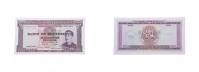 1967. Mozambique. Colonización Portuguesa. Lisboa. 500 Escudos. World Paper Money P-110a. KM:118a. Papel. Retrato de Xavier Caldas (militar, ingeniero...
