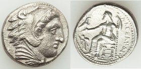 MACEDONIAN KINGDOM. Alexander III the Great (336-323 BC). AR tetradrachm (25mm, 16.36 gm, 3h). VF, porosity. Late lifetime-early posthumous issue of '...