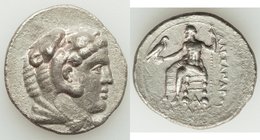 MACEDONIAN KINGDOM. Alexander III the Great (336-323 BC). AR tetradrachm (28mm, 16.66 gm, 3h). VF. Late lifetime or early posthumous issue of Aradus, ...