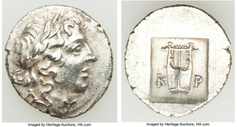 LYCIAN LEAGUE. Cragus. Ca. 48-20 BC. AR hemidrachm (16mm, 2.09 gm, 12h). Choice ...