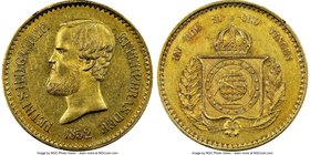 Pedro II gold 20000 Reis 1852 AU58 NGC, KM463.

HID09801242017