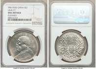 Republic Yuan Shih-kai Dollar Year 9 (1920) UNC Details (Cleaned) NGC, KM-Y329.6, L&M-77.

HID09801242017
