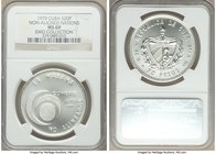 Republic 20 Pesos 1979 MS69 NGC, KM44. Mintage: 20,000. Issued for the non-aligned Nations conference. Selections from the EMO Collection Cabinet

HID...
