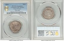 Victoria Shilling 1866 UNC Details (Cleaned) PCGS, KM734.3, S-3905. Die # 48. Mottled argent and ash toning. 

HID09801242017