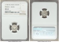French India. Mahe Fanon ND (1738-1792) MS63 NGC, Bhultcheri mint, KM67.

HID09801242017