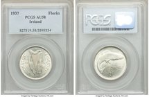 Free State Florin 1937 AU58 PCGS, KM7. Scarce date and condition, virtually untoned with just a trace of rub. 

HID09801242017