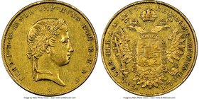 Lombardy-Venetia. Ferdinand I gold Sovrano 1837-V AU53 NGC, Venice mint, KM-C21.3.

HID09801242017