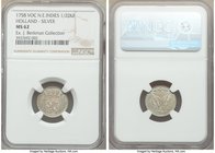 Dutch Colony. United East India Company silver 1/2 Duit 1758 MS62 NGC, KM72a. Holland issue. Ex. J. Berkman Collection

HID09801242017
