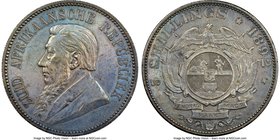 Republic 5 Shillings 1892 AU Details (Cleaned) NGC, KM8.2. Double Shaft variety.

HID09801242017