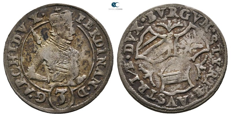 Austria. Graz. AD 1637-1657.
3 Kreuzer

1,98 g.



very fine