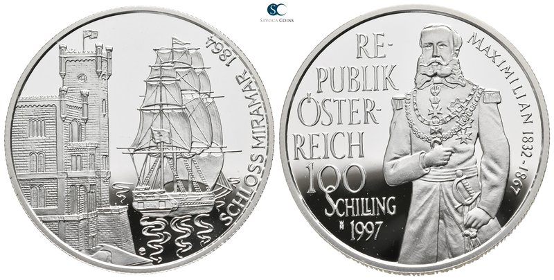 Austria. AD 1997-1997.
100 Schilling

20,0 g.



proof