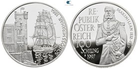 Austria.  AD 1997-1997. Maximilian I.. 100 Schilling