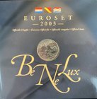 BeNeLux.  AD 2003. 3 Mint sets. 11,64 Euro