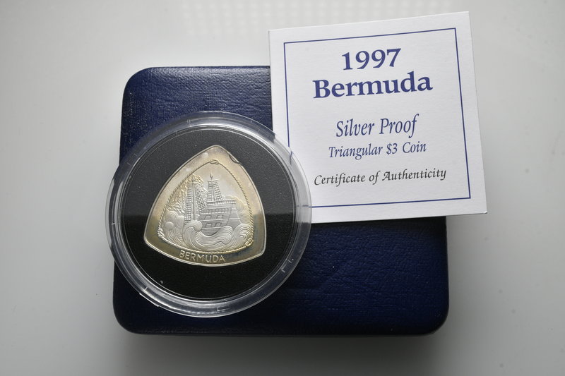 Bermuda. AD 1997.
3 Dollars

20,0 g.



proof