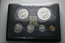 British Virgin Islands.  AD 1974. Mint set. 1,86 Dollars