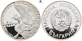 Bulgaria.  AD 1986-1986. Soccer. 25 Leva