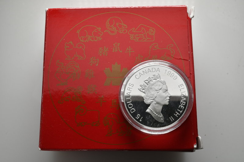 Canada. AD 1999.
15 Dollars

34,0 g.



proof