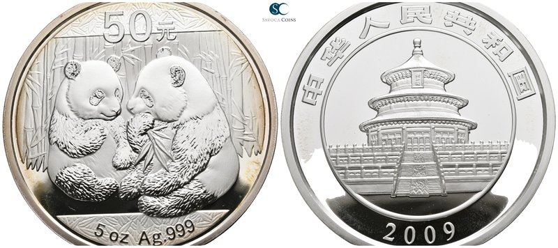 China. AD 2009.
50 Yuan

155,5 g.



proof