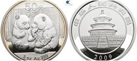 China.  AD 2009. Panda. 50 Yuan