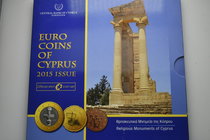 Cyprus.  AD 2015. Mint set. 3,88 Euro