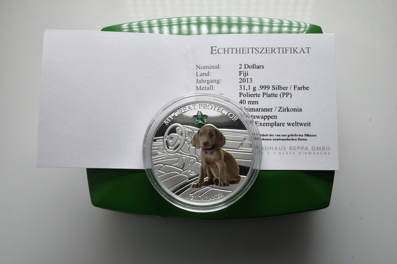 Fiji. AD 2013.
2 Dollars

31,1 g.



proof