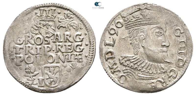 Poland. Frauenstadt. AD 1587-1632.
Trojak 1596

2,42 g.



nearly extreme...