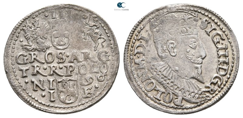 Poland. Olkusz. AD 1587-1632.
Trojak 1596

2,41 g.



very fine