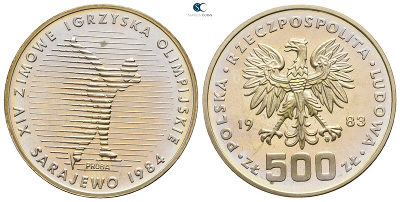 Poland. AD 1983.
500 Zloty Proba

16,5 g.



proof