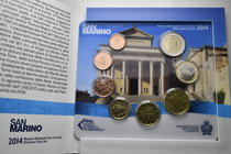 San Marino.  AD 2014. Mint set. 3,88 Euro